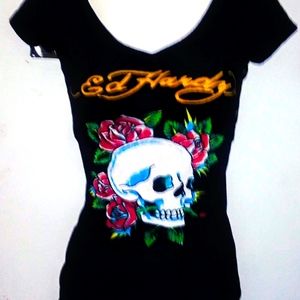 Ed Hardy top Size M